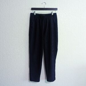 Abercrombie & Fitch Navy And Red Pinstripe Trousers